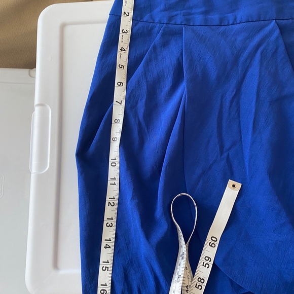 💙💙Gorgeous Royal Blue Mini Faux Wrap Skirt 💙💙 - Picture 5 of 5